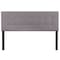 Flash Furniture Bedford Headboard, Queen, Gray Fabric HG-HB1704-Q-LG-GG - alternate 10